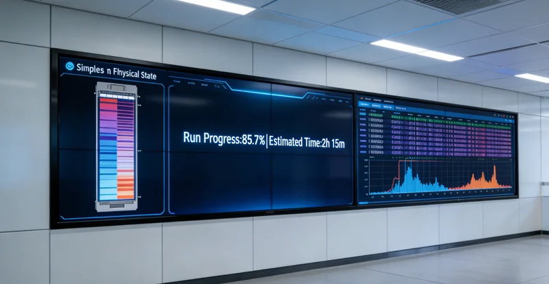 高科技基因测序实验室内部工作场