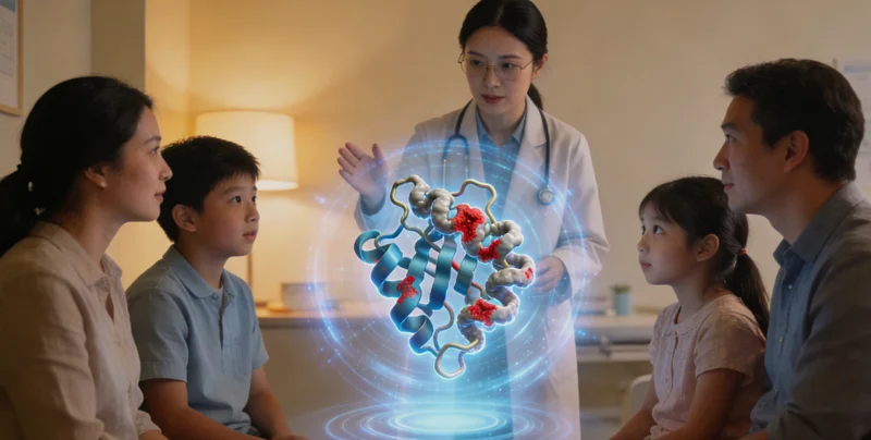 揭阳市民在医院进行遗传咨询沟通