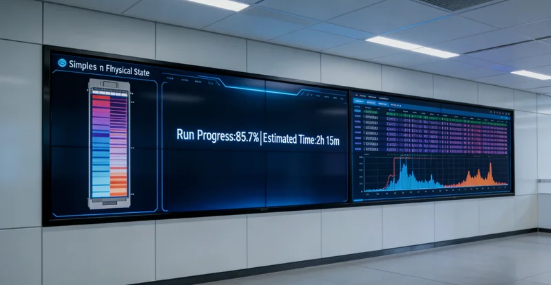 基因测序实验室技术人员操作仪器