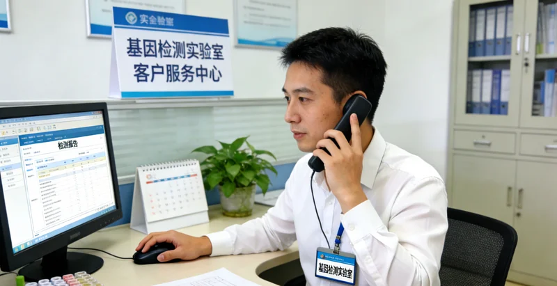 佛山市民进行遗传咨询与医生沟通