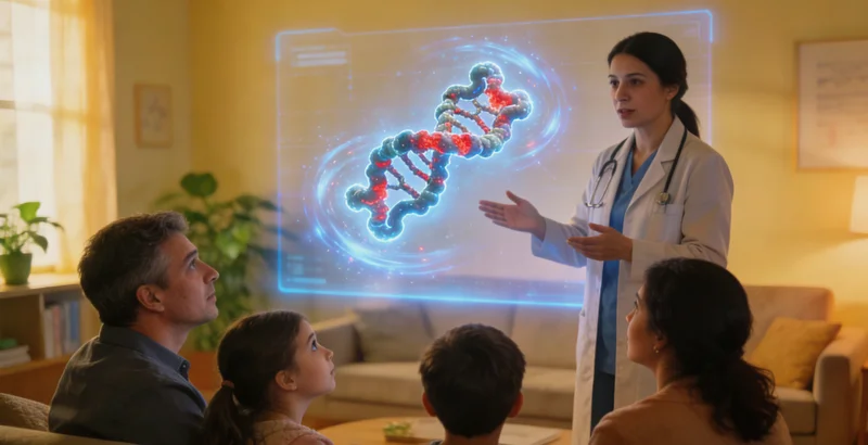 黄山医生向家庭解释VHL综合征