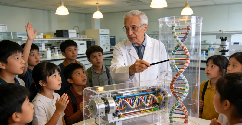 神木家庭在咨询室与医生沟通基因