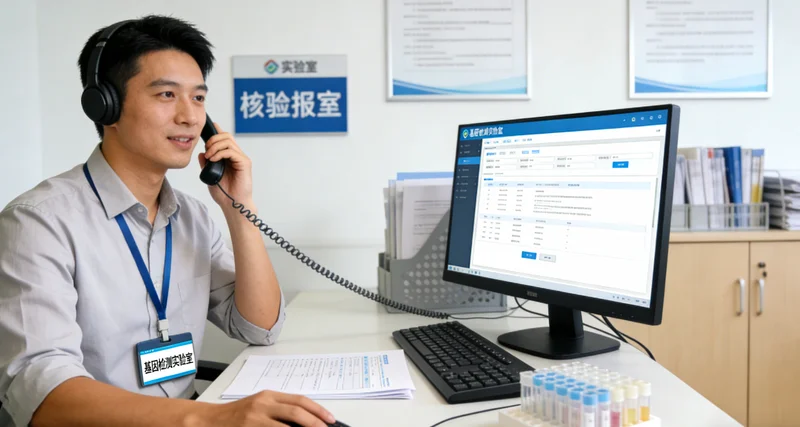 石河子女性在医院进行遗传咨询