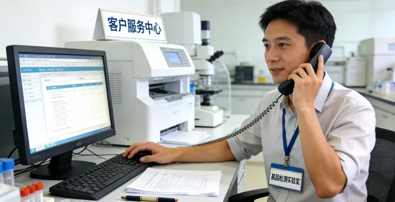 内江遗传咨询师与客户绘制家系图