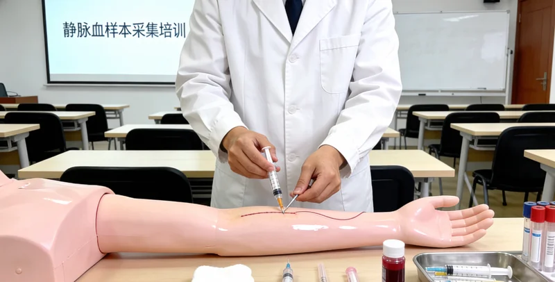 丰镇护士为患者进行基因检测血样