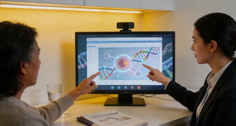 宁安医生与家庭进行遗传检测报告