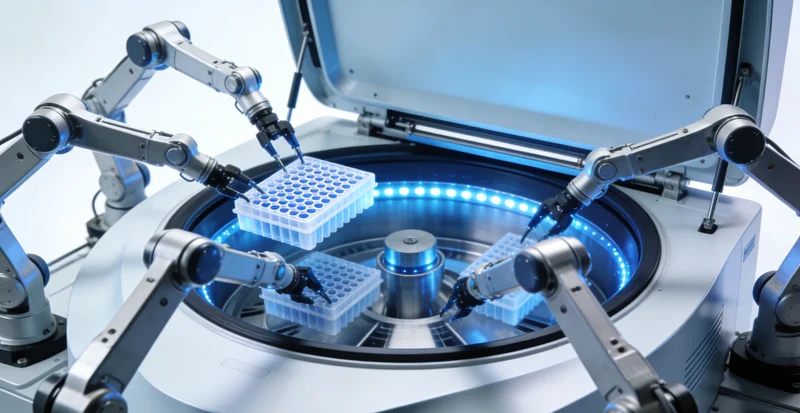 胡杨河基因检测实验室内的测序仪