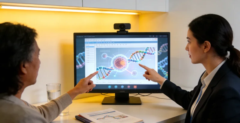 利川遗传咨询师向家长解读基因检