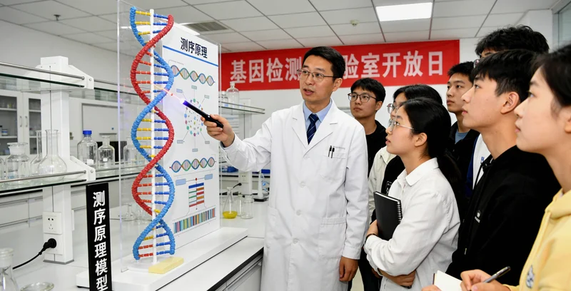 太旗合作实验室进行基因测序数据