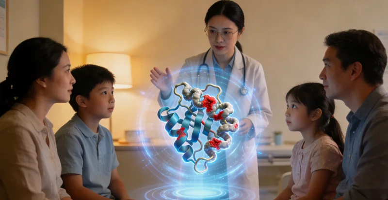 尚志遗传咨询师为家庭解读基因检