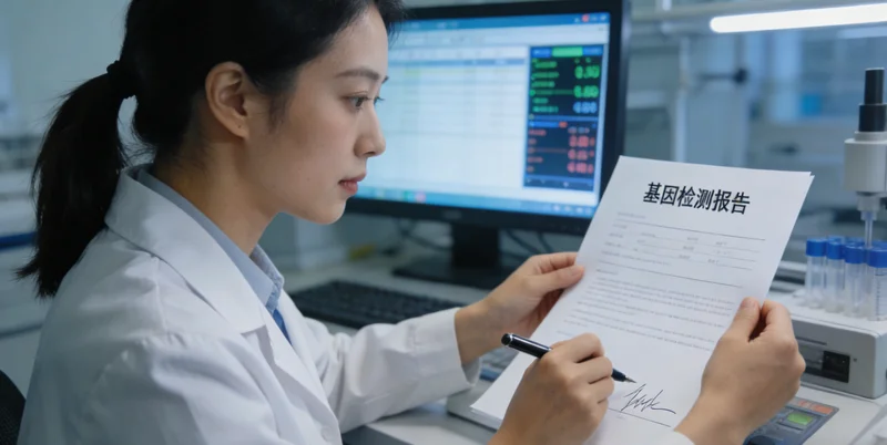 嘉兴基因检测报告解读示意图