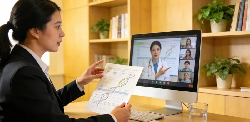 海安遗传咨询师与咨询者沟通绘制