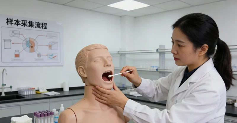 邵阳基因检测采样方式展示口腔拭