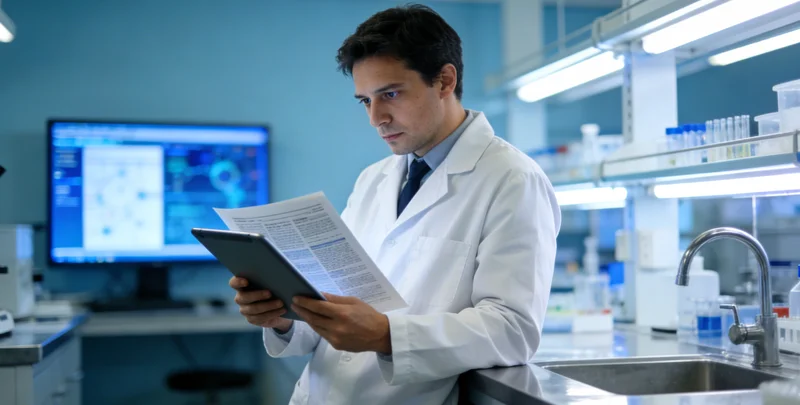 迪庆州基因测序实验室工作场景