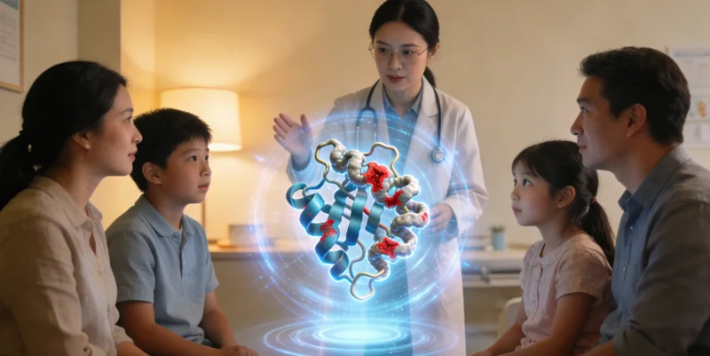 广元遗传咨询师与女性患者亲切交