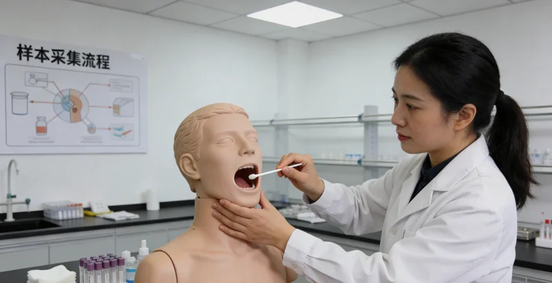 红河基因检测采样现场