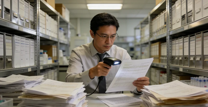 临江家庭共同查看基因检测报告并