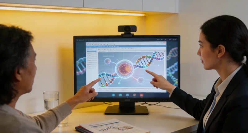 泸水遗传咨询门诊医生与患者沟通