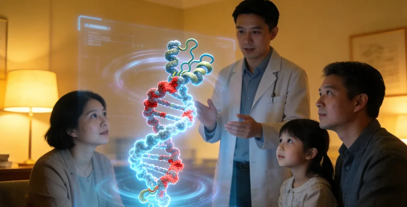 河津家庭进行遗传病风险咨询与图