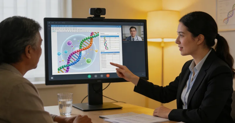 四子王旗医生为居民解读基因检测