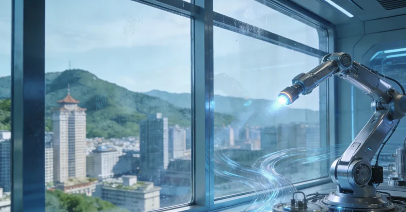 敦煌坚韧的胡杨林象征着生命与希