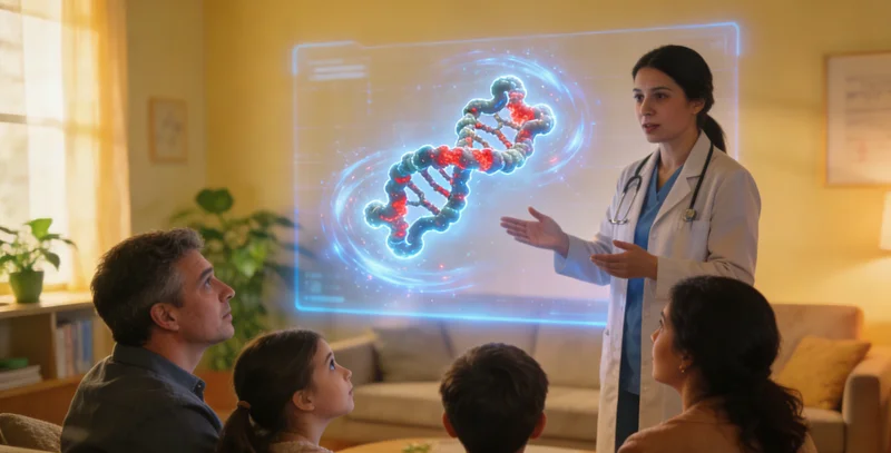 隆昌遗传咨询师与咨询者面对面沟