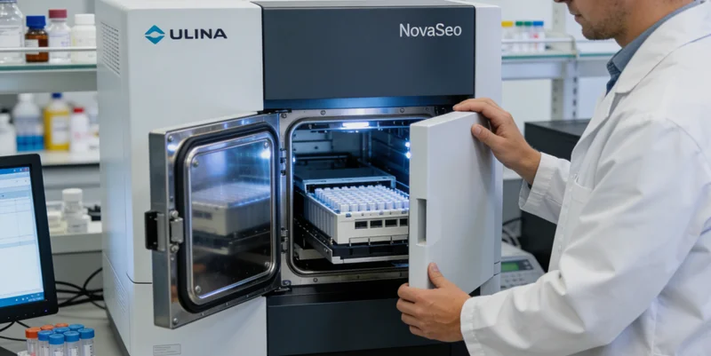 长春实验室技术人员进行高通量基