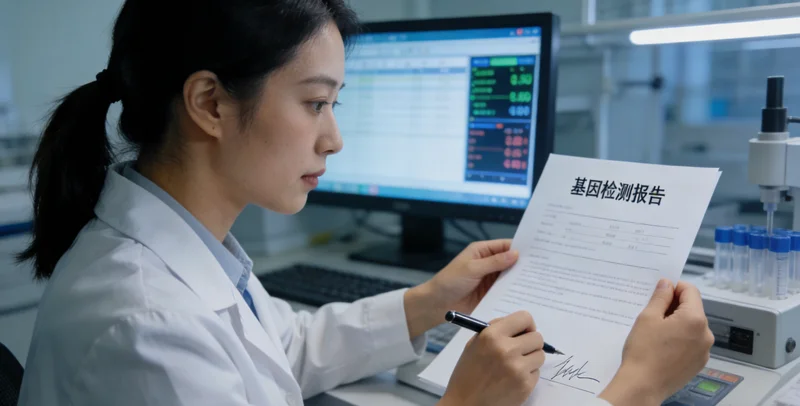 龙井医生为患者解读基因检测报告