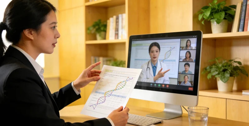 宝鸡医生为患者详细解读基因检测