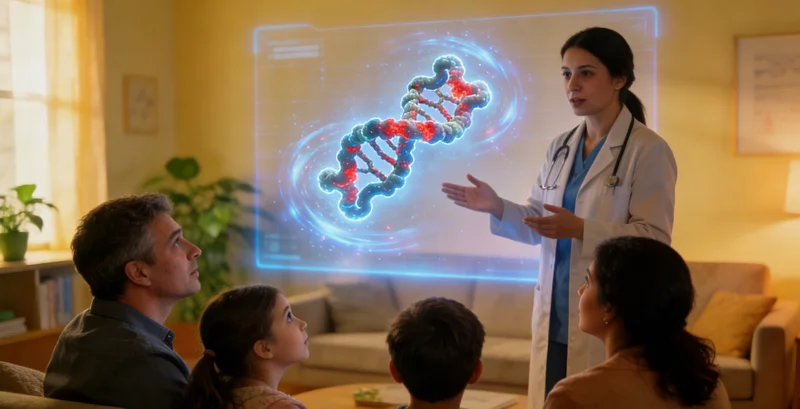 赤壁家庭在医疗机构进行遗传咨询