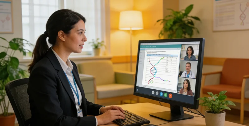 怀化遗传咨询师与咨询者面对面交