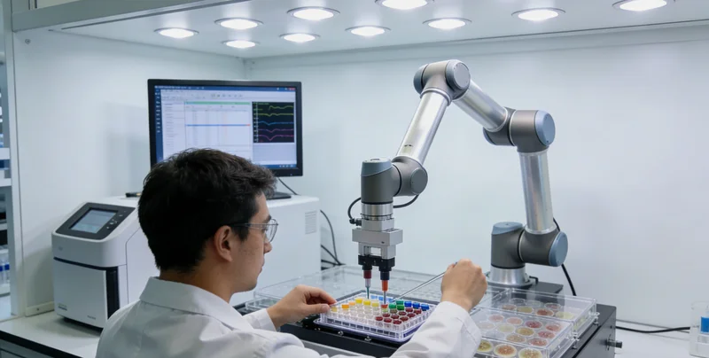 海阳女性与医生共同观看基因检测