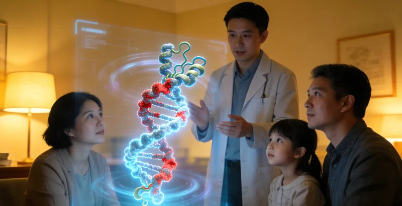 侯马家庭共同了解遗传健康知识