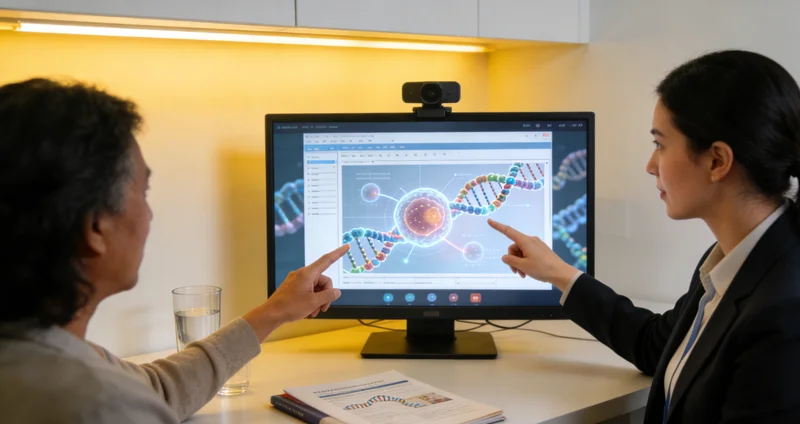 启东遗传咨询师解读基因报告场景