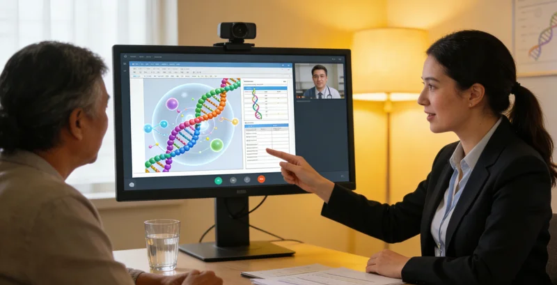 临沧患者与医生沟通基因检测报告