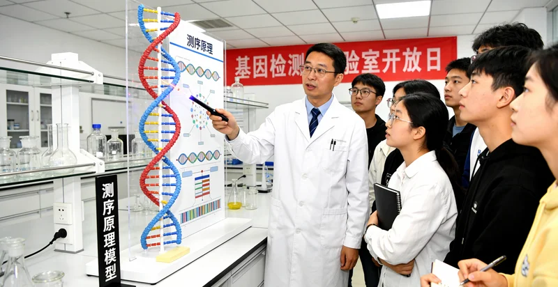 灯塔地区基因检测实验室技术人员