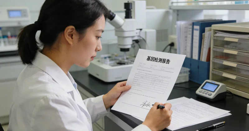 林芝基因检测报告临床影像对比分