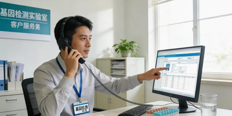 遗传咨询师向家庭解读基因报告示