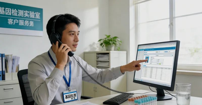 古交市民进行遗传咨询与基因采样