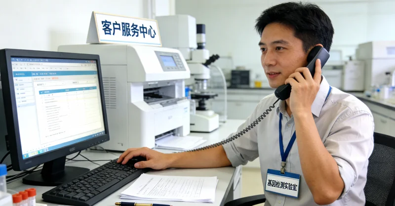 深圳一家人围坐讨论遗传检测与健