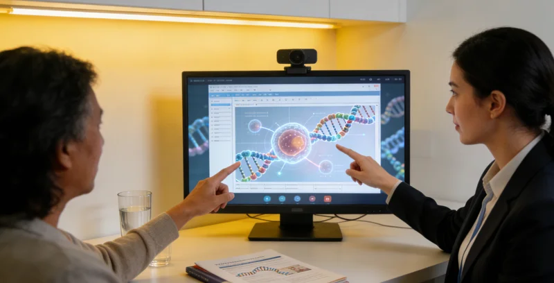 九江地区家庭在客厅咨询遗传问题