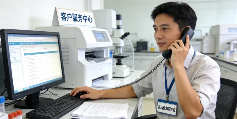 穆棱遗传咨询师与患者面对面沟通