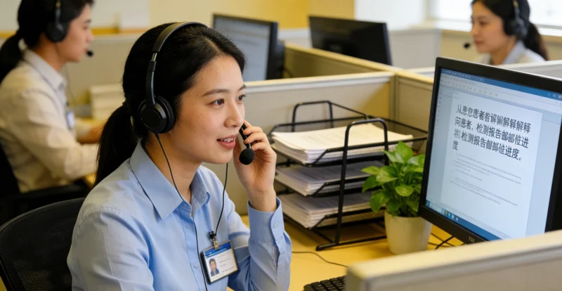 白银市民与遗传咨询师沟通基因报