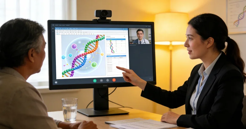 兴安盟遗传咨询医生与居民沟通场