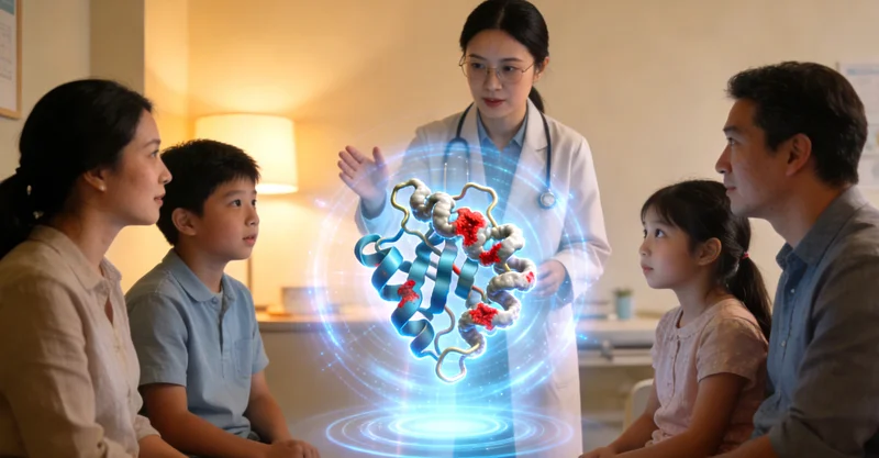 庆阳遗传咨询师为居民解读基因检