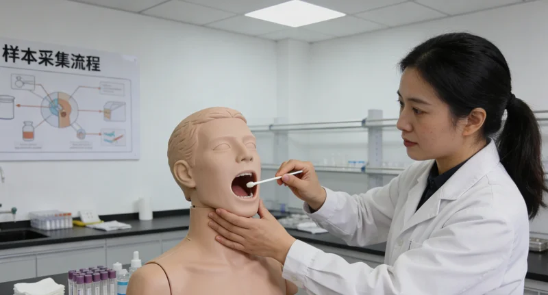 博乐基因检测采样流程示意图