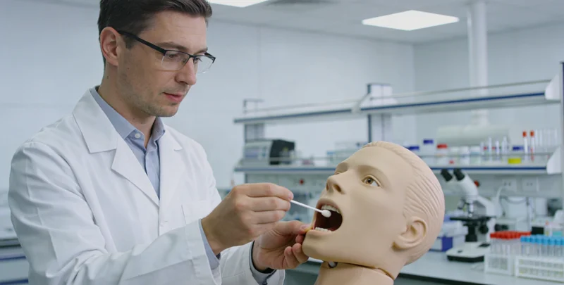 大安基因检测采样方式展示