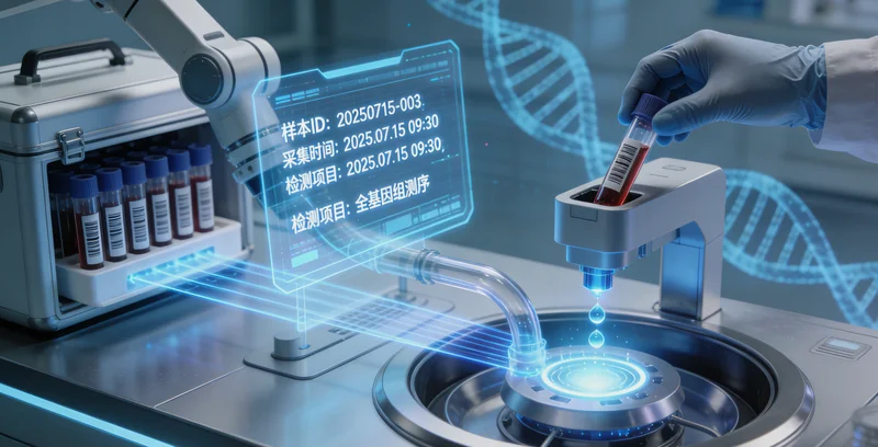 玉门基因检测采样点进行血液样本