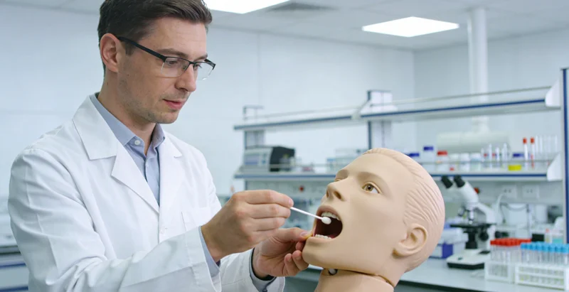 昭通市民在医院进行无创基因检测