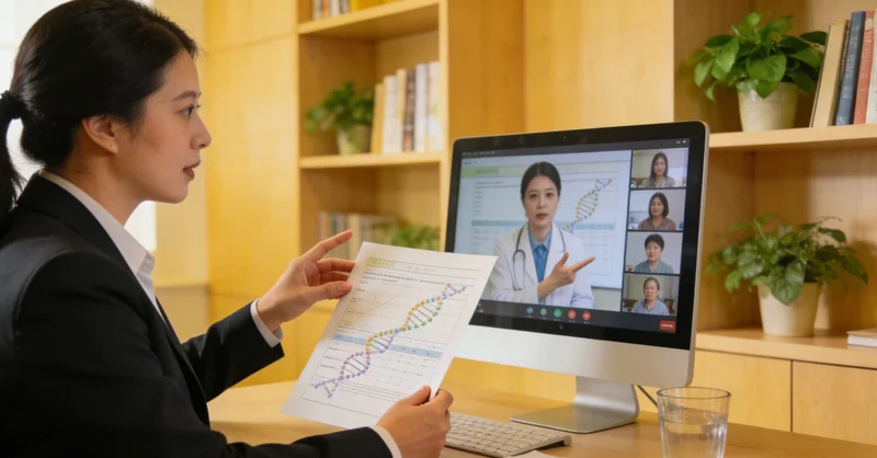 神木医生与患者进行多学科沟通